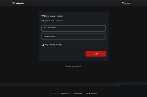 joyclub login